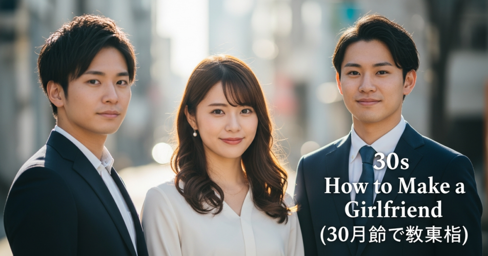 30代 彼女 作り方の解説イメージ
