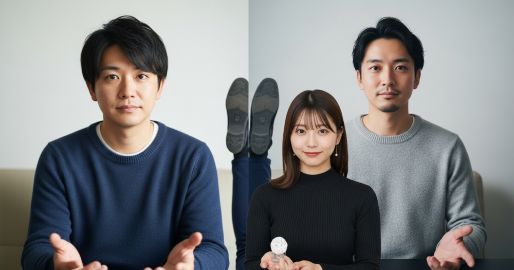 自信がない男 恋愛の解説イメージ
