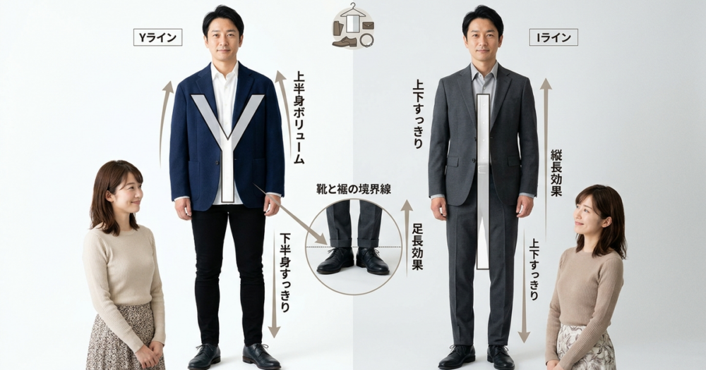 背が低い男性のファッションが変わる、シルエット設計の正体
