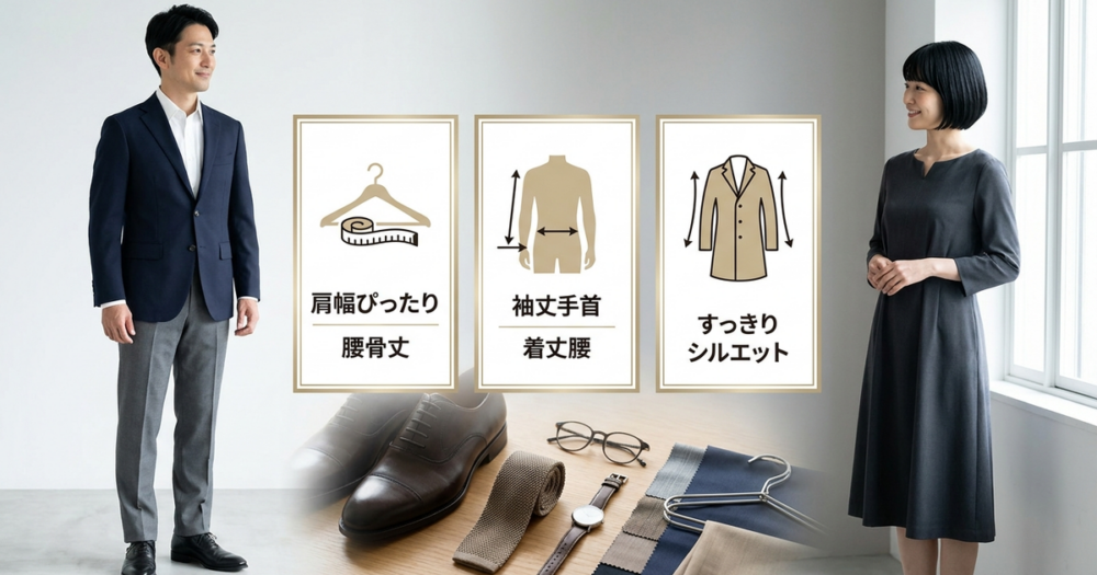 背が低い男性のファッションが最も輝くアイテム選択基準