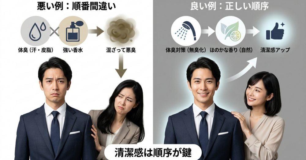 男性の清潔感を決定づける「香り」の正体