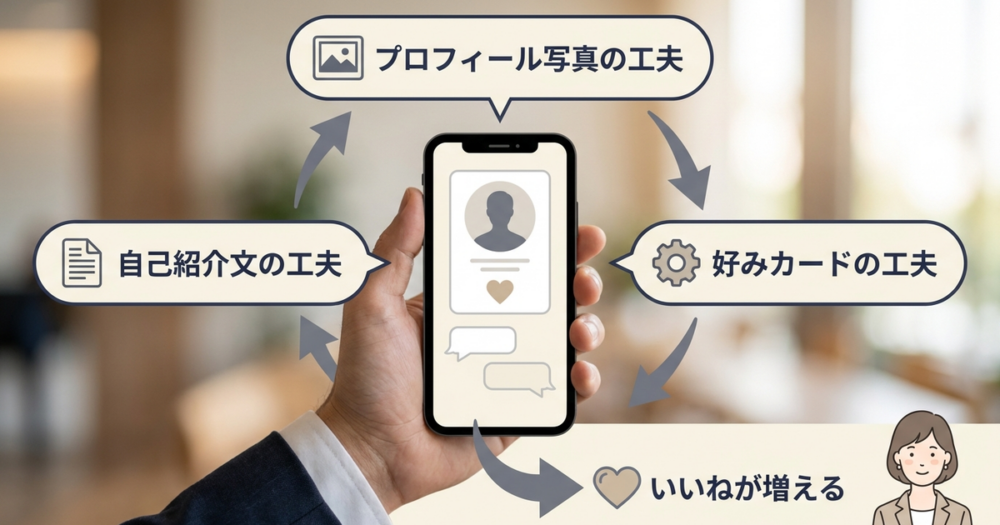 マッチングアプリで年上女性からいいねが増える人が実践している具体的な工夫
